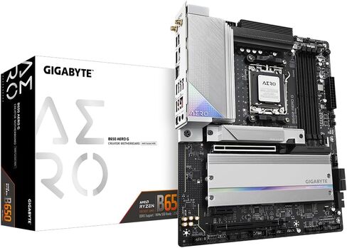 GIGABYTE B650 AERO G 1.0 AMD AM5 ATX Motherboard 4x DDR5~128GB,3x PCIe x16, 3x M.2, 4x SATA 6, 7x USB 3.2, 1x USB-C, 2x USB 2.0 in Saudi Arabia