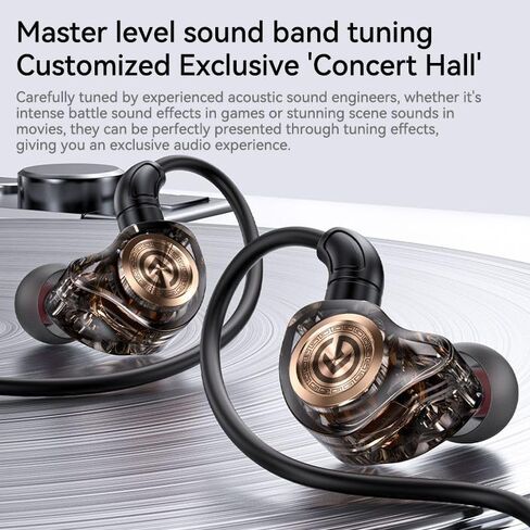 Type-C Volume Control in Ear Headphones–Professional Noise Isolating Ear Buds-Clear Sound,Suitable formobile phones/MP3/laptops/tablets,and Most USB-C Jack Devices in Saudi Arabia