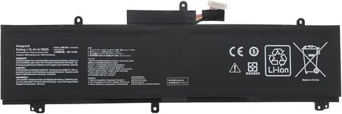 C41N1837 Laptop Battery Replacement for ASUS ROG Zephyrus S GA502DU GA502GU GU502DU GU502GU GU502GV GU532GU GX502GW GX532GV GX532GW GU532GV GX502GV 0B200-03380100 15.4V 76Wh in Saudi Arabia