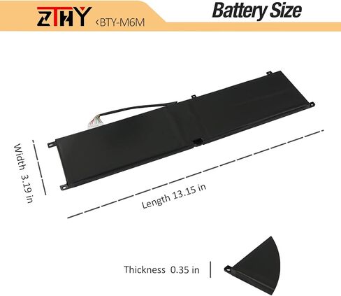 BTY-M6M Battery Replacement for MSI GS66 Stealth 10SE 10SF 11UE 11UH GE66 Raider GE76 Raider GE76 Dragon Tiamat 10SD 10SE 10UE 10UG 10UH 11UE 11UG WS66 10TK 10TL WE76 11UK 11UM Creator 15 A10SD A10SE in Saudi Arabia