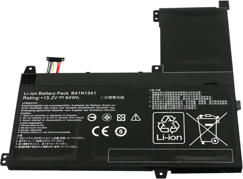 بطارية كمبيوتر محمول B41N1341 B41BN95 0B200-00960000 متوافقة مع سلسلة ASUS Q502LA Q502 Q502L Q502LA Q502LA-BBI5T12 Q502LA-BBI5T14 Q502LA-BBI5T15 (15.2 فولت 64 وات) in Kuwait