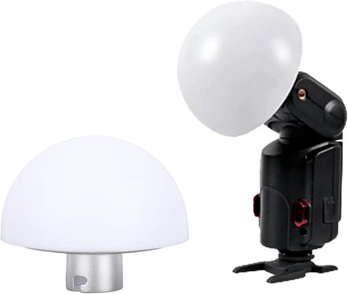 Alomejor Lamp Shades, Aluminum Alloy Plastic Flash Soft Shade Dome Diffuser for Pro Excellent Light Control Quick Install for Professional Photography in Saudi Arabia