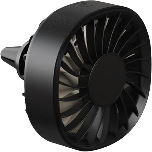 USB Car Fan With Colorful Lights 360 Rotatable Portable Clip On Mininature Coolers Quiet Vent Boosters For Car Trucks Suvs in Saudi Arabia