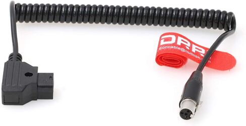 DRRI 4 دبوس أنثى ميني XLR إلى Dtap TV المنطق الطاقة ملفوف كابل لشاشة VFM-056W VFM-058W in Kuwait