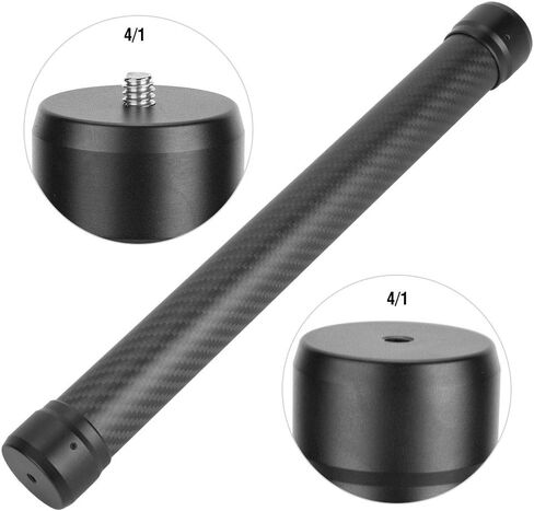 Qiilu Carbon Extension Pole for Ronin S Stabilizer - Lightweight Handheld Stabilizer Stick for Photography and Videography in Saudi Arabia