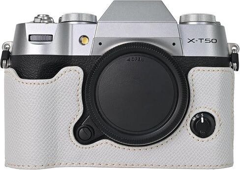 حالة الكاميرا للكاميرا الرقمية Fujifilm X-T50 المرآة ، فوجي XT50 نصف علبة مع الألياف الدقيقة الناعمة ، تعمل بشكل جيد مع 1/4 "ثقب الخيط الرجع in Kuwait