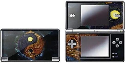 ملصق Skinit المخصص للألعاب المتوافق مع DS Lite - تصميم Yin Yang Dragon المصمم في الأصل in Kuwait