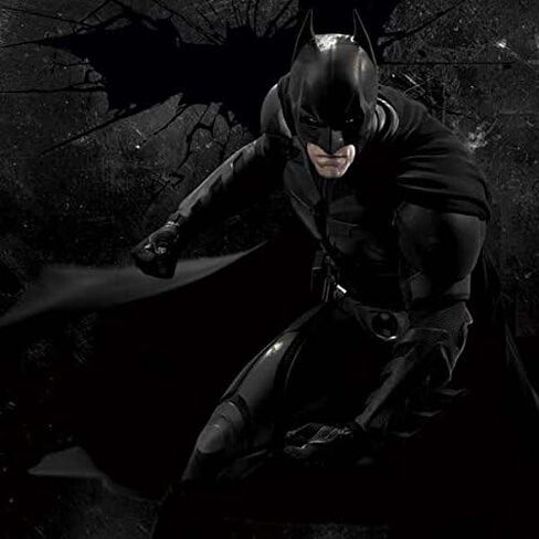 ملصق Skinit المخصص للألعاب متوافق مع DS Lite - مرخص رسميًا من Warner Bros Batman باللون الأسود in Kuwait