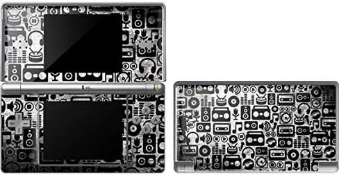 Skinit Decal Gaming Skin Compatible with DS Lite - Originally Designed Music Pattern Design in Saudi Arabia