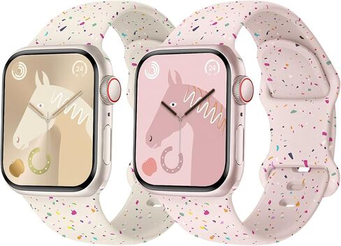 سوار رياضي متوافق مع سوار ساعة Apple للأطفال مقاس 38 مم 40 مم 41 مم 42 مم 44 مم 45 مم 46 مم، حزام سيليكون بلاستيكي ناعم معاد تدويره لسلسلة iWatch 10 9 8 7 6 5 4 3 SE SE2 SE3 للأولاد والبنات in Saudi Arabia