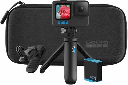 GoPro HERO10 Black - Waterproof Action Camera with Front LCD and Touch Rear Screens, 5.3K60 Ultra HD Video, 23MP Photos, 1080p Live Streaming, Webcam, Stabilization in Saudi Arabia