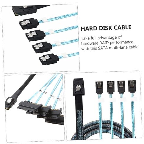 Mini Mini SAS Data Cable Internal Hard Drive Adapter Cord for Computer Storage Controllers Compatible with Pcie Port in Saudi Arabia