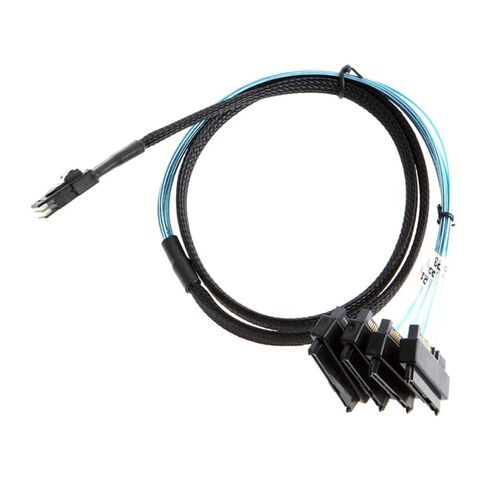 كابل بيانات صغير SAS سلك Sff سلك نقل مرن لوحدات تحكم Pcie مع مزلاج وشريط خلات لتقليل الإجهاد in Kuwait