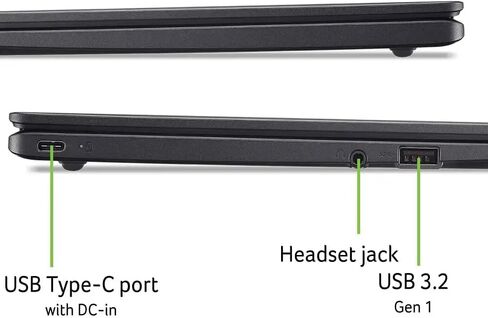 كمبيوتر محمول acer Chromebook 311، كمبيوتر محمول LCD مقاس 11.6 بوصة عالي الدقة (1366 × 768)، Intel Celeron N4500، 4 جيجابايت LPDDR4X، 64 جيجابايت eMMC، كاميرا ويب، WiFi 5، نظام تشغيل Chrome، أسود ستار، لوحة ماوس TWE in Kuwait