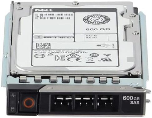Dell 600GB 15K 12Gbps SAS 2.5 HDD SED 512n (4X0XG) (Certified Refurbished) in Saudi Arabia