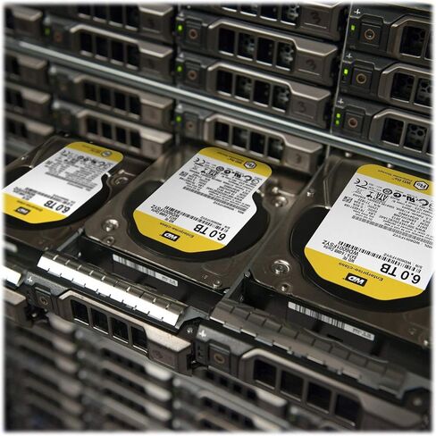 محرك الأقراص الصلبة WD 6 تيرابايت 3.5 بوصة Re 7200 RPM SATA III سعة 128 ميجابايت لذاكرة التخزين المؤقتة/محرك الأقراص الصلبة Enterprise OEM (WD6001FSYZ) (متجدد) in Kuwait