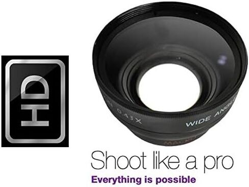 HD4 Optics Wide Angle with Macro Lens for Sony NEX-5N NEX5N (49mm Compatible) in Saudi Arabia
