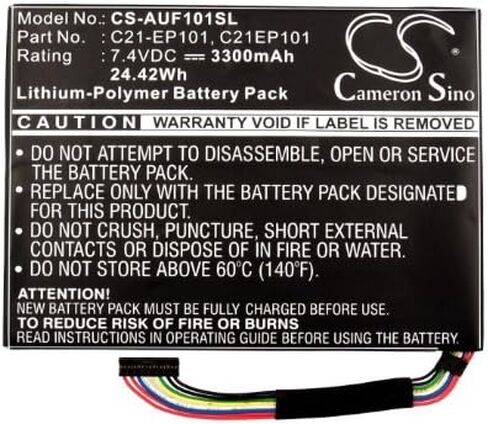 Replacement Battery for as Eee Transformer TF101 Eee Pad Transformer TF101 TF10 Eee Pad Transformer TF1011B179 Eee Pad Transformer TF101-1b02, C21-EP101 C22-EP101 C21EP101 battery 3300mAh in Saudi Arabia