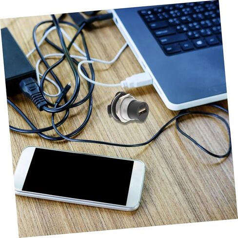 Jojofuny USB لوحة جبل مقرنة الحاجز جبل USB محول أنثى إلى أنثى قوي مقاومة للخدش نقل البيانات عالية السرعة in Kuwait