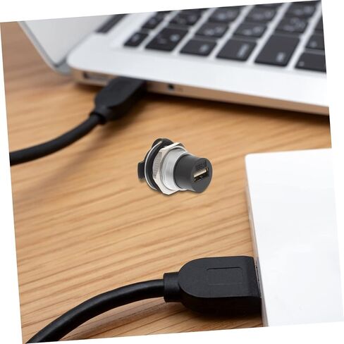 Jojofuny USB لوحة جبل مقرنة الحاجز جبل USB محول أنثى إلى أنثى قوي مقاومة للخدش نقل البيانات عالية السرعة in Kuwait