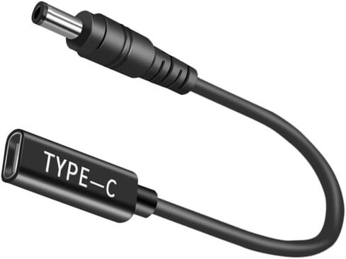 محول ذكر 100 وات 4.0 × 1.7 مم إلى كابل USB C أنثى، محول ذكر إلى تيار مستمر أنثى 12 فولت 19 فولت 20 فولت، محول تيار مستمر 4.0 × 1.7 مم إلى محول USB C مصنوع لسلسلة أجهزة الكمبيوتر المحمول Lenovo Ideapad Yoga in Kuwait