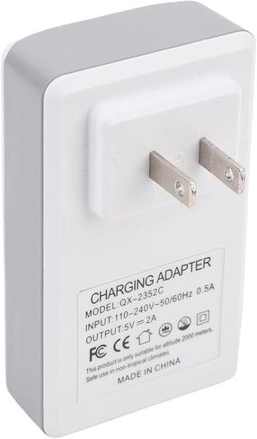 WALFRONT Uninterrupted Power Supply Adapter, 1200mAh Mini UPS Charging Battery Backup with USB Output for Security Cameras Routers LED Lights, Emergency Power Supply for 5V2A Devices (US Plug) in Saudi Arabia