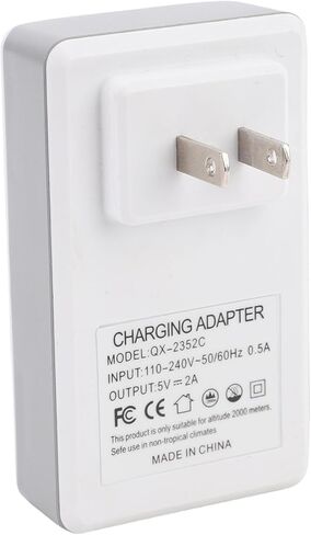 WALFRONT Uninterrupted Power Supply Adapter, 1200mAh Mini UPS Charging Battery Backup with USB Output for Security Cameras Routers LED Lights, Emergency Power Supply for 5V2A Devices (US Plug) in Saudi Arabia