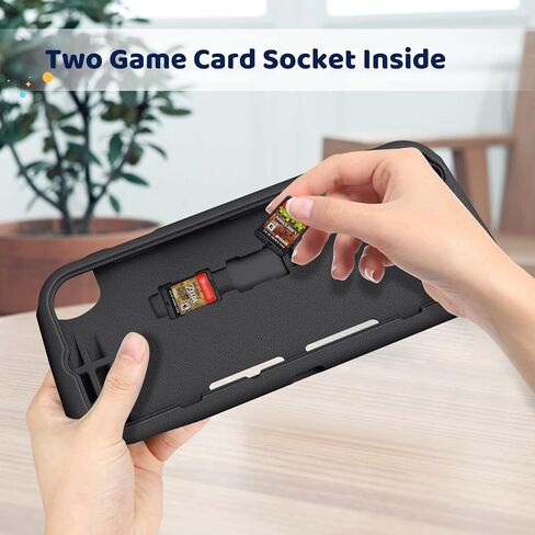 Fintie Bundle: Carrying Case for Nintendo Switch OLED Model 7.0"/Switch 6.2" with Game Card Slots & Inner Pocket + Ultralight Kids Case for Switch 2017 w/2 Game Card Slots & Ergonomic Grip in Saudi Arabia