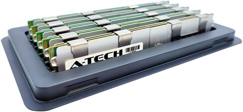 مجموعة A-Tech بسعة 768 جيجابايت (24 × 32 جيجابايت) من ذاكرة الوصول العشوائي لـ Dell PowerEdge R720 | DDR3 1600MHz PC3-12800 ECC LRDIMM 4Rx4 1.35V تحميل تقليل ترقية ذاكرة الخادم in Kuwait