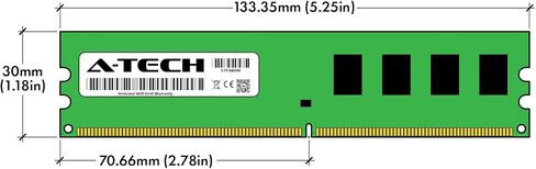 استبدال ذاكرة الوصول العشوائي A-Tech 2 جيجا بايت لـ Hynix HYMP125U64CP8-Y5 | وحدة ذاكرة DDR2 667 ميجا هرتز PC2-5300 UDIMM Non-ECC 2Rx8 1.8V 240-Pin in Kuwait