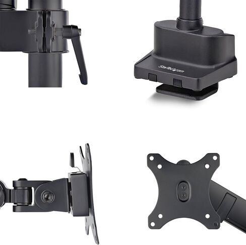 StarTech.com Desk Mount Monitor Arm, Up to 40inch Screen/17.6lb (8kg), Mechanical Spring-Assisted Arm, Top-Down Installation in Saudi Arabia