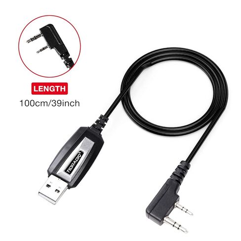 TIDRADIO USB Programmer Cable CH340 Chip Compatible with BAOFENG Radio AR-5RM, 5RM, UV-5R, BF-F8HP Pro, UV 5R Mini, GM-15 Pro, UV-5G Plus, K5Plus TD-H3 Plus, TD-H8, Ham GMRS FRS Radio Walkie Talkies in Saudi Arabia