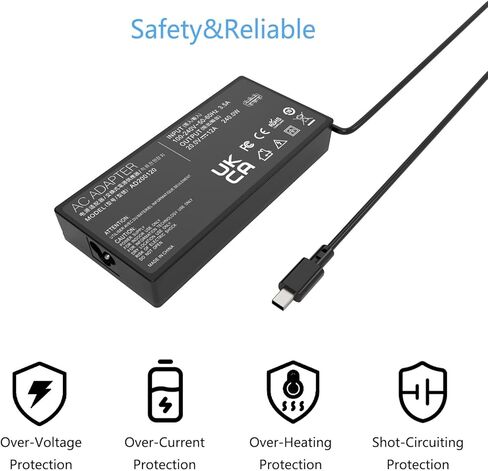 200W AC Charger Compatible with ASUS ROG Zephyrus G16 GA605 GU605 G14 GA403 ProArt P16 H7606 PX13 HN7306 Flow Z13 GZ302 Power Supply Adapter Cord in Saudi Arabia
