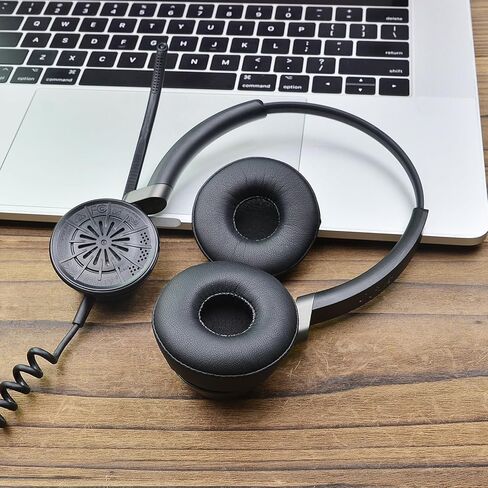 وسائد أذن Engage 50، وسادات أذن بديلة لـ Jabra Engage 50 / Engage 30 أغطية إلغاء الضوضاء لسماعات الرأس السلكية in Kuwait