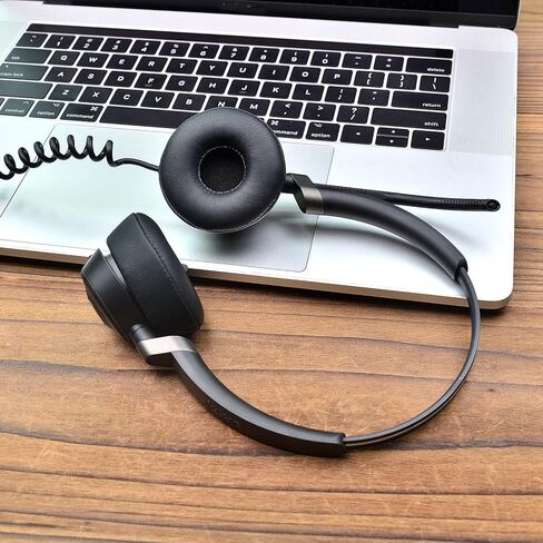 وسائد أذن Engage 50، وسادات أذن بديلة لـ Jabra Engage 50 / Engage 30 أغطية إلغاء الضوضاء لسماعات الرأس السلكية in Kuwait