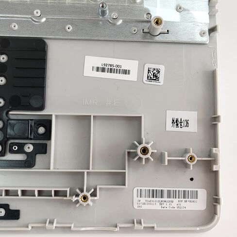 بديل لجهاز HP 17t-by 17z-ca 17-by 17-ca غطاء علوي علوي لجهاز الكمبيوتر المحمول Palmrest غير الخلفية للوحة المفاتيح لوحة اللمس مع ODD L92785-001 2020 Year، فضي، 17.3 بوصة in Saudi Arabia