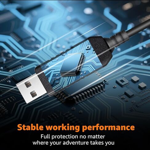 3.3Ft USB to RJ11 Radar Detector Power Cord - Premium Replacement Cable for Uniden R4, Escort, Radenso XP, Cobra, Beltronics, Valentine One, Compatible with Uniden Scanner & Radar Detectors in Saudi Arabia