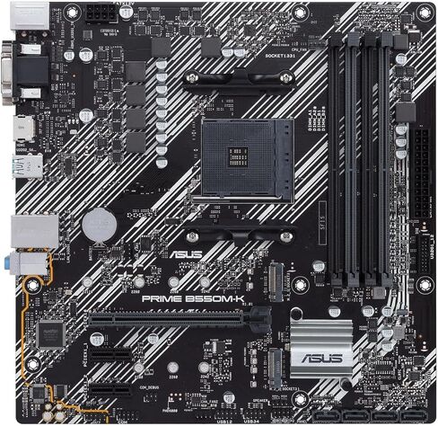 ASUS Prime B550M-K AMD B550 Socket AM4 Micro ATX DDR4-SDRAM Motherboard in Saudi Arabia
