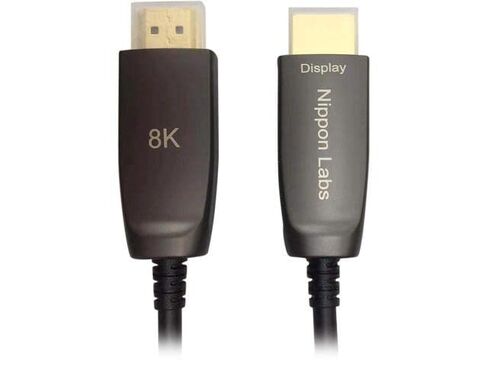 Nippon Labs 8K High Speed AOC Fiber Optic HDMI2.1 Cable - High Speed 48Gbps 8K(7680x4320)@60Hz, 4K@120Hz,HDCP 2.2, YCbCr 4:4:4, eARC - SHDC-AOC-005 (20 m) in Saudi Arabia