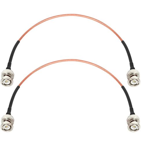 RG316 BNC Male to Male Cable - 2PCS 3FT BNC Cable 50 Ohm for Ham Radio, Network Analyzer, Modem, Oscilloscope, Signal Generator, Attenuator etc. in Saudi Arabia