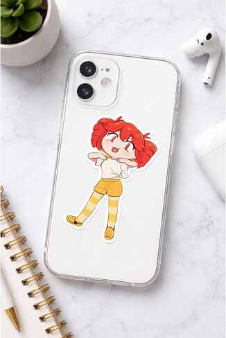 ملصقات Kasane Teto مقاس 3 بوصات مكونة من 3 قطع من شارات الفينيل المتحركة اللطيفة مجموعة ملصقات Chibi Kasane Teto in Kuwait