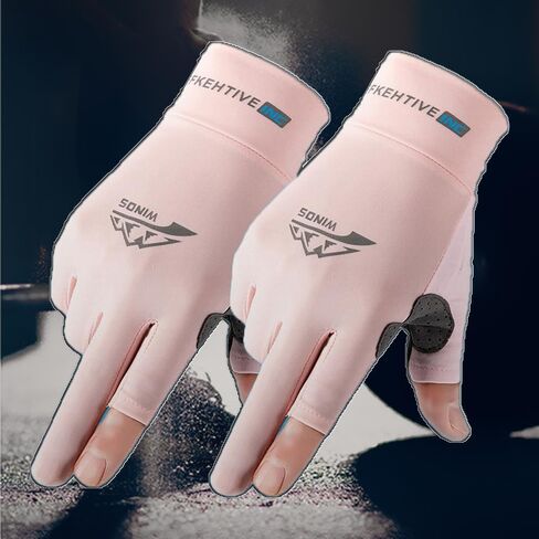 1Pair Full Finger UV Protection Gloves - Women & Men, Thin Fishing, Hiking, Cycling, Driving, Gym Gloves Gifts for Women Men in Saudi Arabia