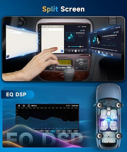2+64G for Mercedes Benz S-Class W220 S280 S320 S350 S400 S430 S500 S600 S55 AMG 99-07 Car Radio Wireless Carplay/Android Auto,Android Car Stereo 9 Inch GPS DSP WiFi FM/RDS+Backup Camera in Saudi Arabia