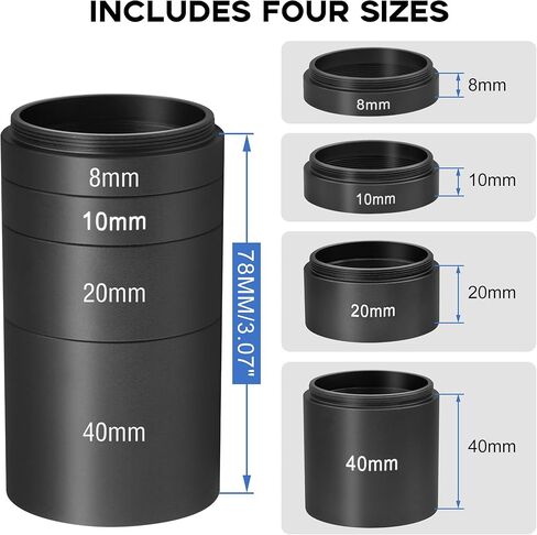 محول صور تلسكوب Alstar لكاميرات Minolta AF وSony A Mount DSLR - حزمة مع - طقم أنبوب تمديد T2 فلكي in Kuwait