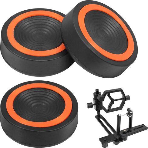 Universal Metal Telescope Camera Phone Adapter - Bundle with - Anti-Vibration Suppression Pads in Saudi Arabia