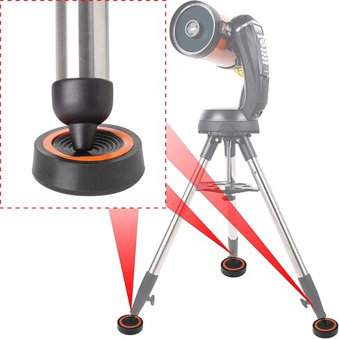 Universal Metal Telescope Camera Phone Adapter - Bundle with - Anti-Vibration Suppression Pads in Saudi Arabia