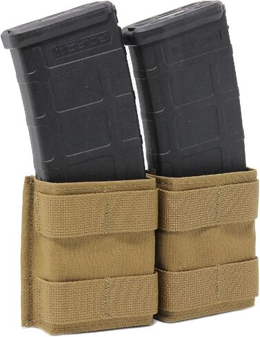 Esstac 5.56 Double KYWI Shorty Pouch (No Attachment Method in Saudi Arabia