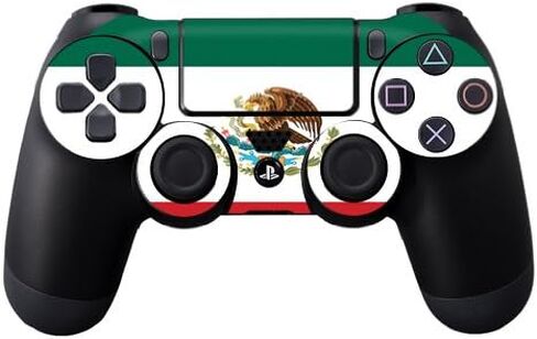 غلاف MightySkins متوافق مع وحدة تحكم Sony PS4 - العلم المكسيكي | غطاء ملتف واقٍ ومتين وفريد ​​من نوعه من الفينيل | سهل التطبيق والإزالة وتغيير الأنماط | صنع في الولايات المتحدة الأمريكية in Kuwait