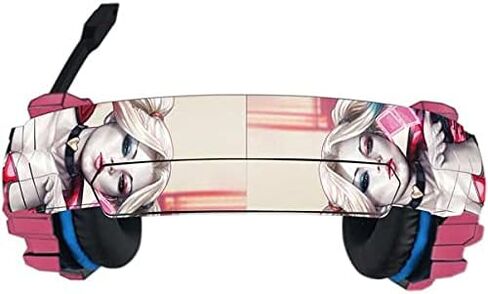غلاف Skinit متوافق مع سماعة الألعاب BENGOO G9000 - تصميم رسوم متحركة مرخص رسميًا من Warner Bros Harley Quinn in Kuwait