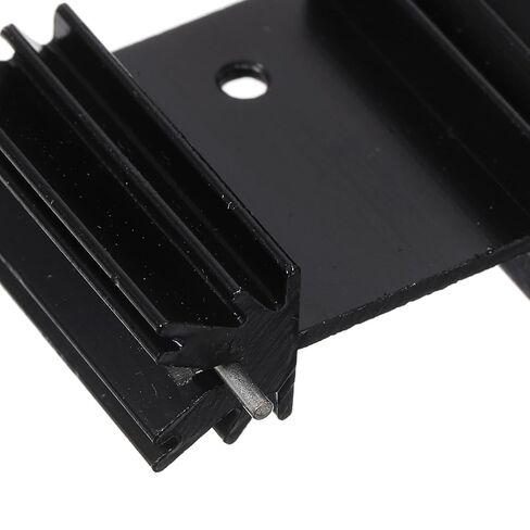 NUOBESTY 40pcs Aluminum To-220 Semiconductor Heat Sink Cooling Fin Kit Insulation Pads and Screws for Electronic Voltage Regulator and Mosfet Cooling in Computer Components Random Color in Saudi Arabia